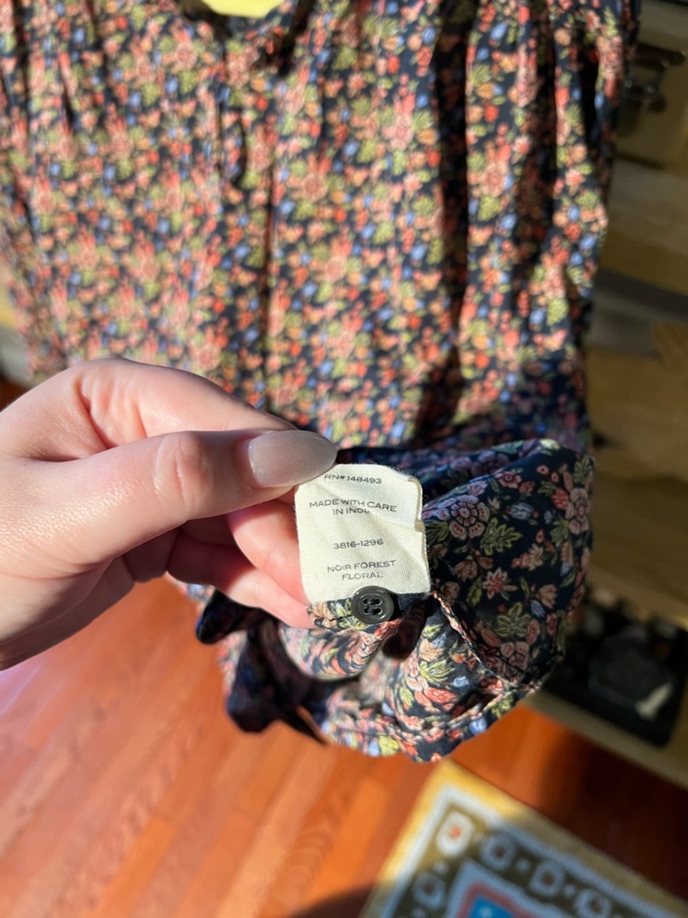 DOEN Floral Blouse - Picture 4 of 4